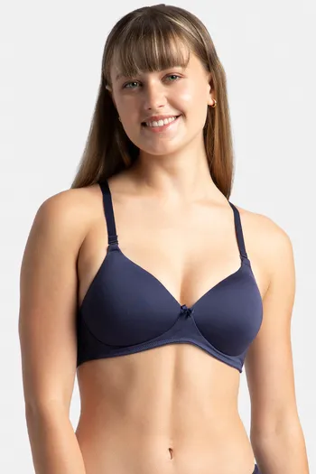 Non-Wired Adjustable Padded Women's T-Shirt Bra
