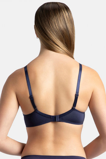 Buy Jockey Padded Non-Wired Full Coverage T-Shirt Bra - Classic Navy at  Rs.1199 online