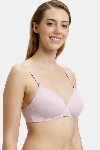 Buy Jockey Padded Non-Wired Full Coverage T-Shirt Bra - Fragrant Lily at  Rs.1199 online