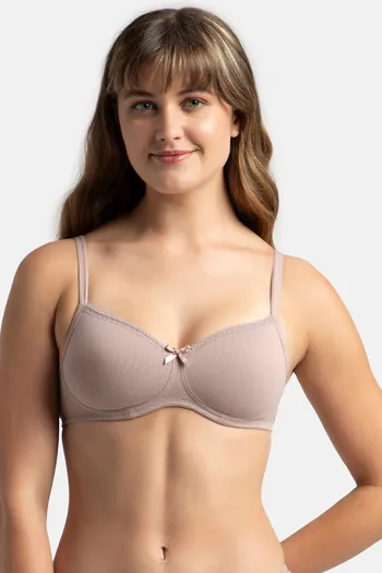 Buy Zivame Satine Brides Moderate Pushup Front Open Bra- Ruby Red