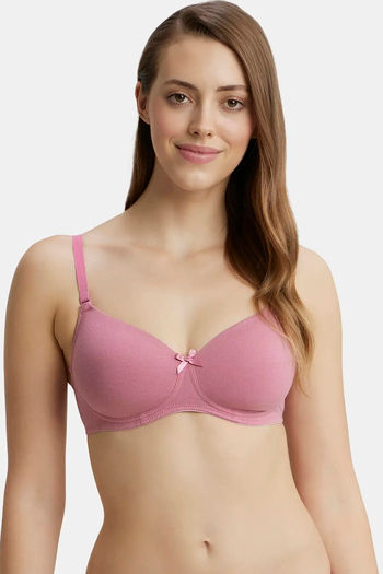Buy Leading Lady Padded Wired Convertible Push Up Bra - Skin at Rs.699  online