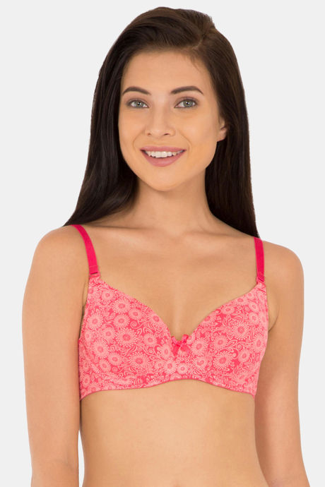 Buy Jockey Padded Non-Wired Medium Coverage T-Shirt Bra - Beet Red at  Rs.849 online