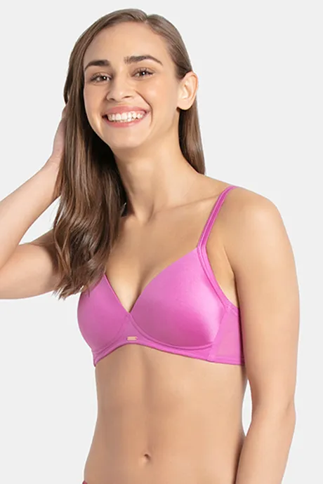 Buy Jockey Padded Non-Wired Medium Coverage T-Shirt Bra - Lavender Scent at  Rs.1039 online