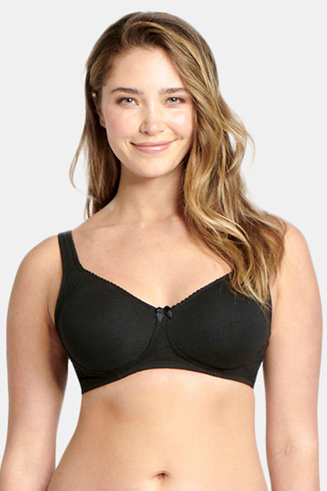 Buy Jockey Black Non wired Full coverage T-shirt Bra Style Number