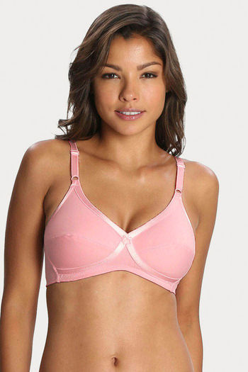 Buy Jockey Double Layered Non Wired 3/4th Coverage T-Shirt Bra - Pink