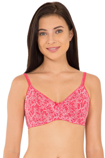 Buy Jockey Double Layered Wirefree Bra - Pink at Rs.479 online