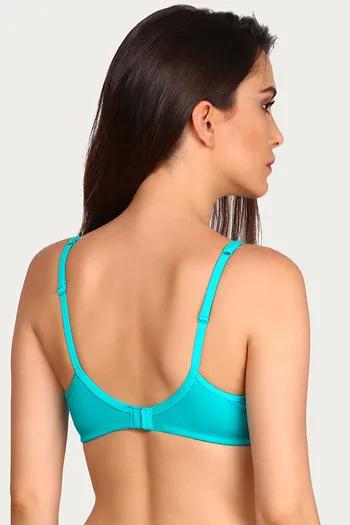 Buy Jockey Double Layered Wirefree Shaper Bra - Teal at Rs.579 online