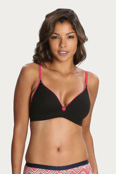 Buy Jockey Double Layered Wirefree Bra - Grey at Rs.389 online