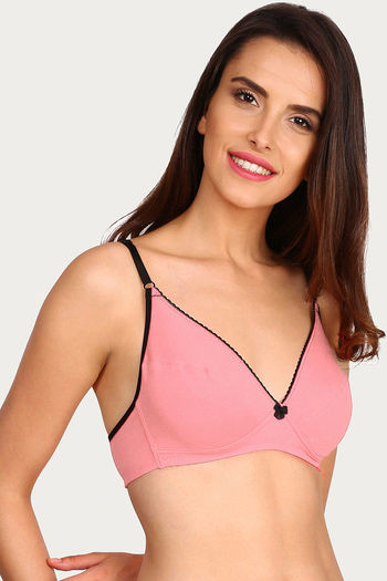 Jockey Double Layered Wirefree Bra - Peach