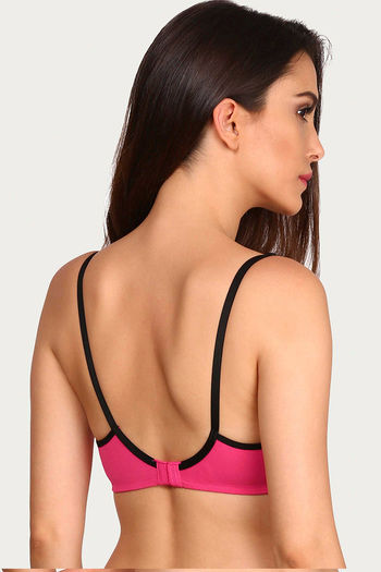 Buy Jockey Double Layered Everyday Wirefree Bra- Pink at Rs.429 online