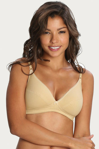 Buy Jockey Double Layered Wirefree Bra - Grey at Rs.389 online