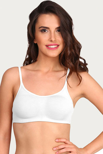 Buy Jockey Double Layered Cami Bra - White at Rs.399 online