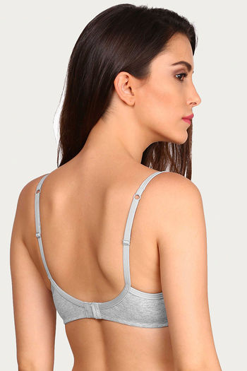 JOCKEY 1723 Women Bralette Non Padded Bra - Buy Light Grey Melange JOCKEY  1723 Women Bralette Non Padded Bra Online at Best Prices in India