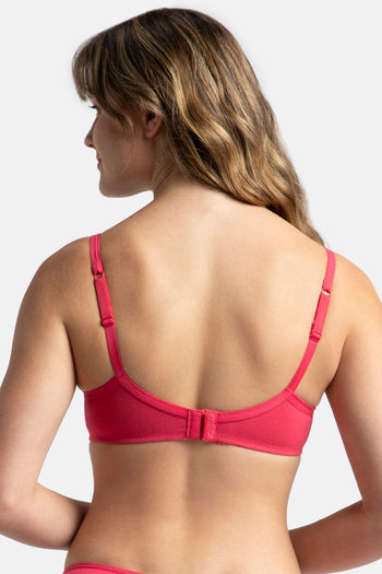 Buy Jockey Ruby Pink Printed Sports Bra for Women's Online @ Tata CLiQ