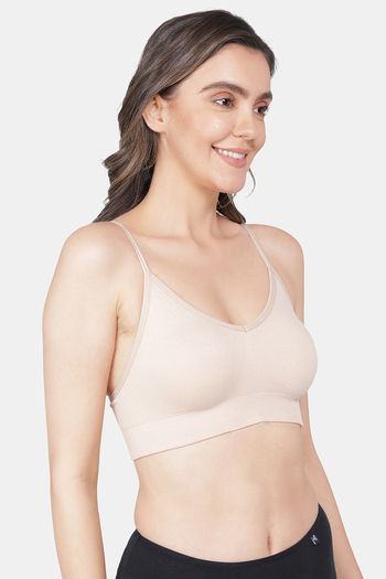 Buy Jockey Double Layered Non Wired Full Coverage T-Shirt Bra - Skin at  Rs.649 online