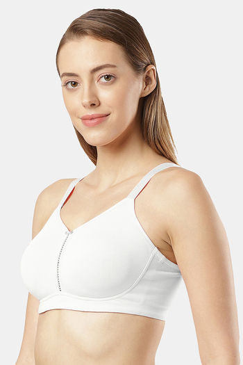 Buy Jockey Double Layered Non Wired Full Coverage Minimiser Bra - White at  Rs.1199 online