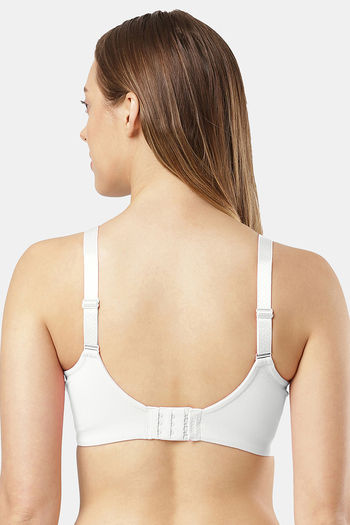 Buy Jockey Double Layered Non Wired Full Coverage Minimiser Bra - White at  Rs.1199 online