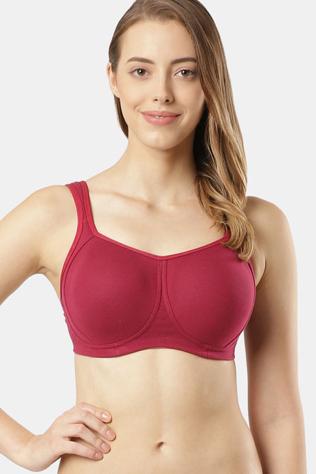 Buy Zivame Padded Non Wired Full Coverage Mastectomy Bra - Beet Red at  Rs.877 online