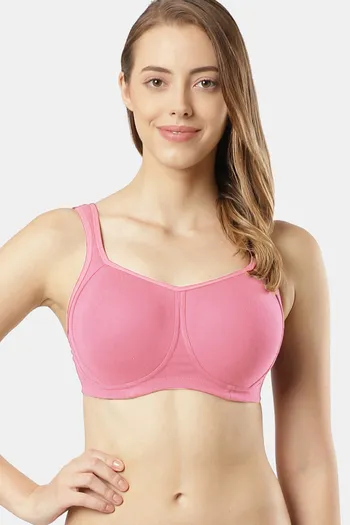 Jockey Women's Wired Padded Super Combed Cotton Plunge Neck Pushup Bra –  Online Shopping site in India