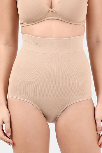 Buy Jockey High Rise Full Coverage Boyshort Skin at Rs.1129