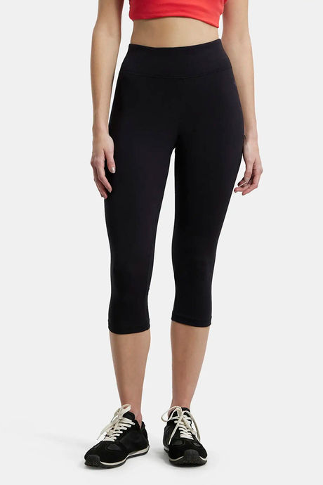 Buy Jockey Easy Movement Capri - Black at Rs.879 online