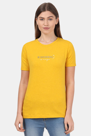 Buy Jockey Relaxed T-Shirt - Golden Rod Melange