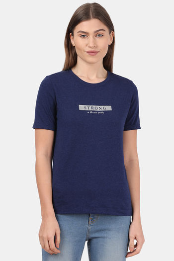 Buy Jockey Relaxed T-Shirt - Imperial Blue Melange