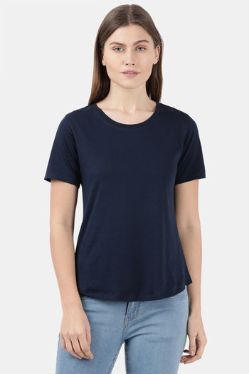 Buy Jockey Relaxed T-Shirt - Navy Blazer