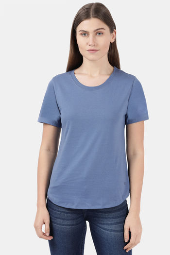 Buy Jockey Relaxed T-Shirt - Topaz Blue