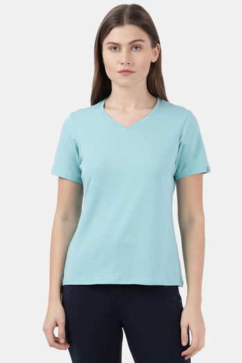 Buy Jockey Relaxed T-Shirt - Nile Blue