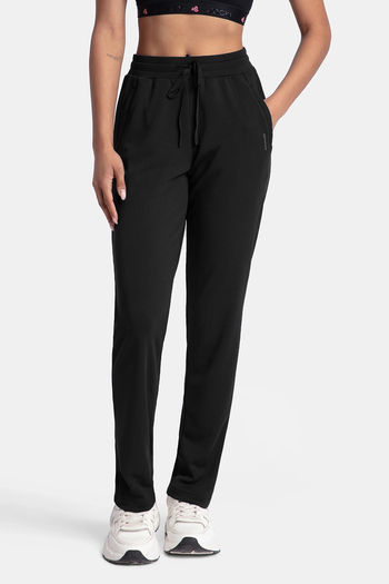 Jockey Tracksuit Bottoms Womens Jockey Easy Movement Track Pants Black