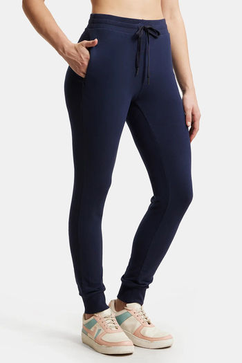 Buy Jockey Easy Movement Joggers - Charcoal Melange at Rs.1399 online