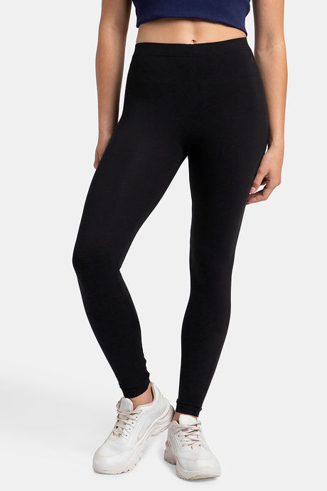 Buy Jockey Easy Movement Leggings Black at Rs.549 online Activewear online