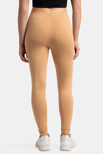 Buy Jockey Easy Movement Leggings - Tan at Rs.549 online