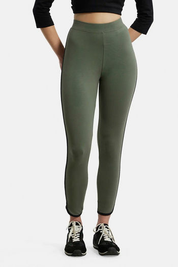 Buy online Turquoise Solid Legging from Capris & Leggings for Women by  Aurelia for ₹400 at 33% off | 2024 Limeroad.com