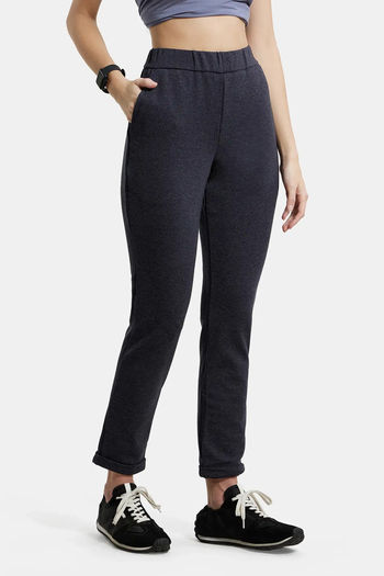 Jockey 1305 Women's Super Combed Cotton Rich Relaxed Fit Trackpants with  Contrast Side Piping and Pockets - Price History