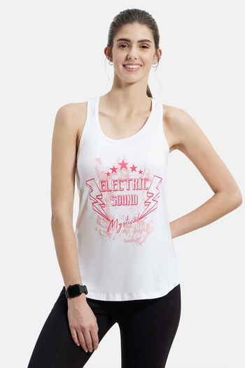 Buy Jockey Relaxed Relaxed Tank Top - White