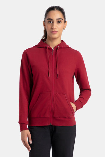 Jockey women's cotton jacket best sale