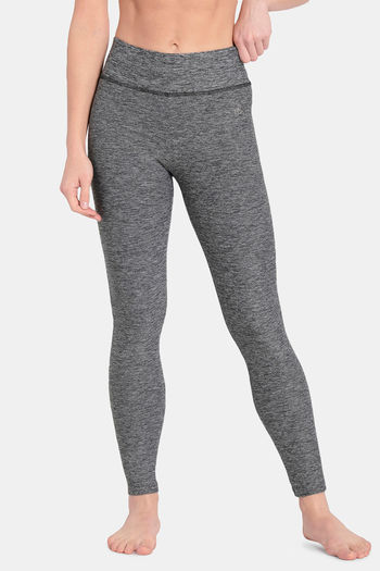 Buy Grey Melange Leggings for Women by LYRA Online | Ajio.com