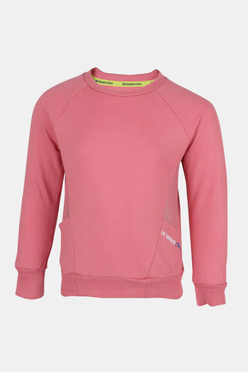 Buy Jockey Girls Easy Movement Sweatshirt - Brandied Apricot