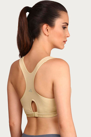 Buy Jockey 1378 Racer Back Padded Active Bra Skin XXL Online at Low Prices  in India at