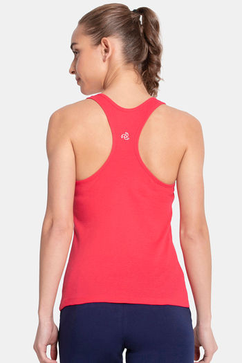 Buy Jockey Racerback Relaxed Tank Top - Ruby at Rs.329 online