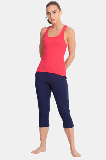 Buy Jockey Racerback Relaxed Tank Top - Ruby at Rs.329 online