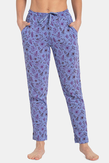 Buy Jockey Modal Pyjama - Iris Blue Assorted Prints at Rs.1049 online |  Nightwear online