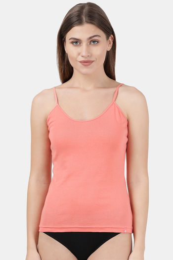 Women's Super Combed Cotton Rib Camisole with Adjustable Straps