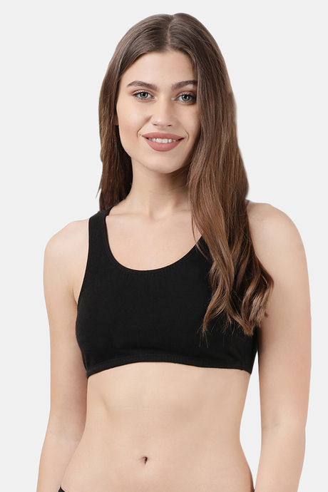 Buy Jockey Cotton Low Impact Sports Bra-Grey at Rs.339 online