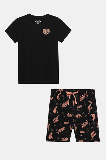 Buy Black Pyjamas & Shorts for Women by JOCKEY Online