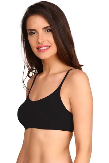 JOCKEY Polyamide, Spandex Ultra Smooth Microfiber Padded Non Wired 3/4th  Coverage T-Shirt Bra (36B, Black) in Delhi at best price by Nice Touch -  Justdial