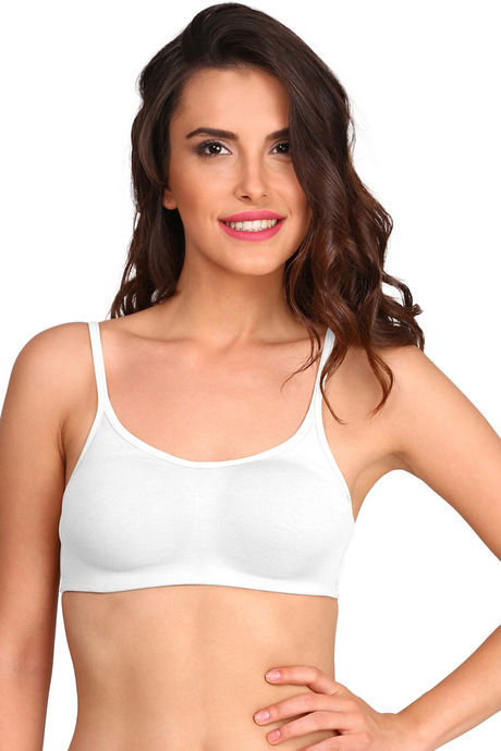 Buy Jockey Seamless Nonwired Non Padded Trendy Bra-White at Rs.389