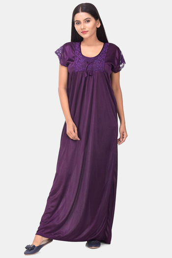 Short Sleeve Modal Fabric Long Nightgown | Sleepy Bungalow